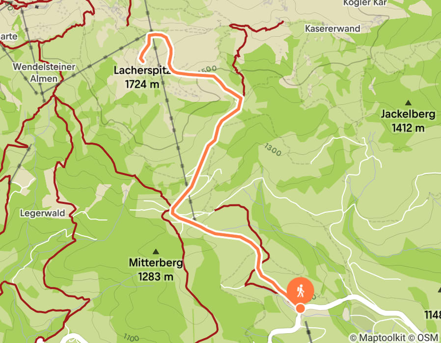 Karte der Tour