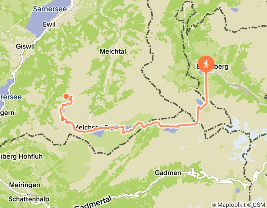 Karte der Tour