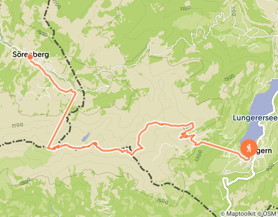 Karte der Tour