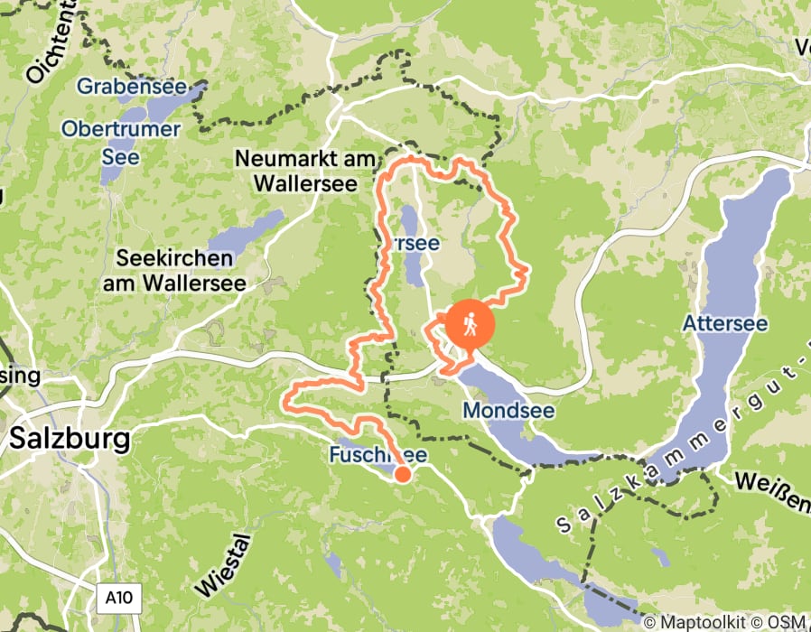 Karte der Tour