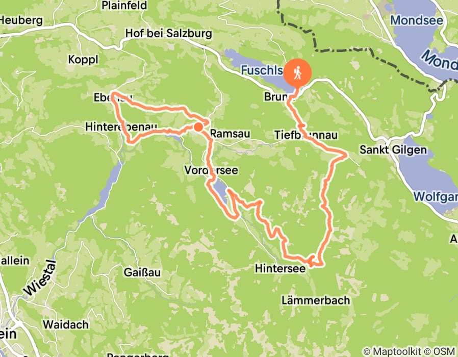 Karte der Tour