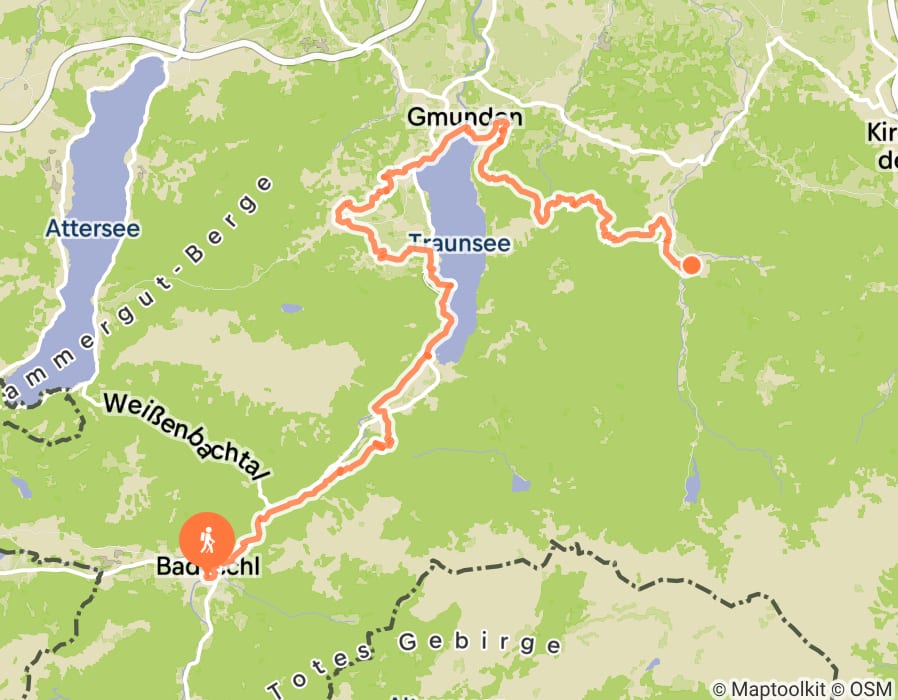 Karte der Tour