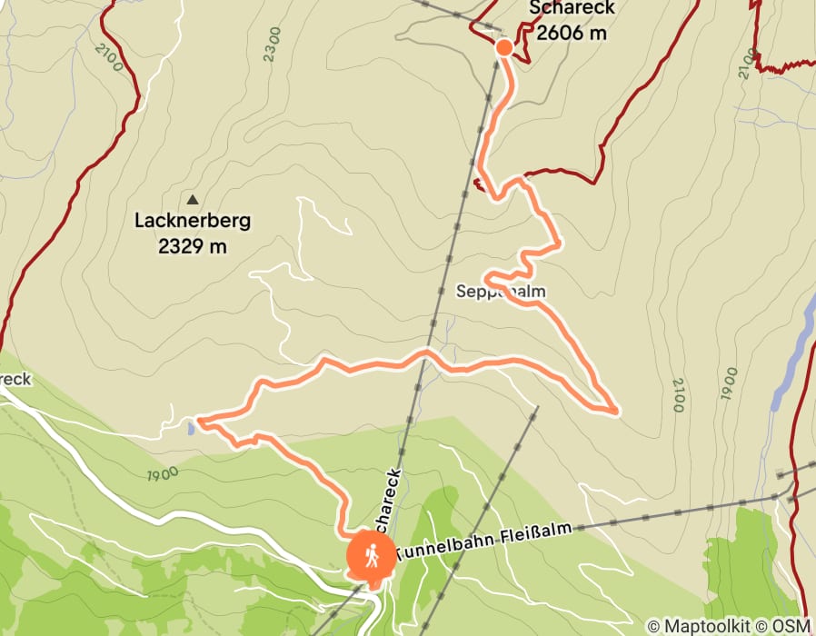 Karte der Tour