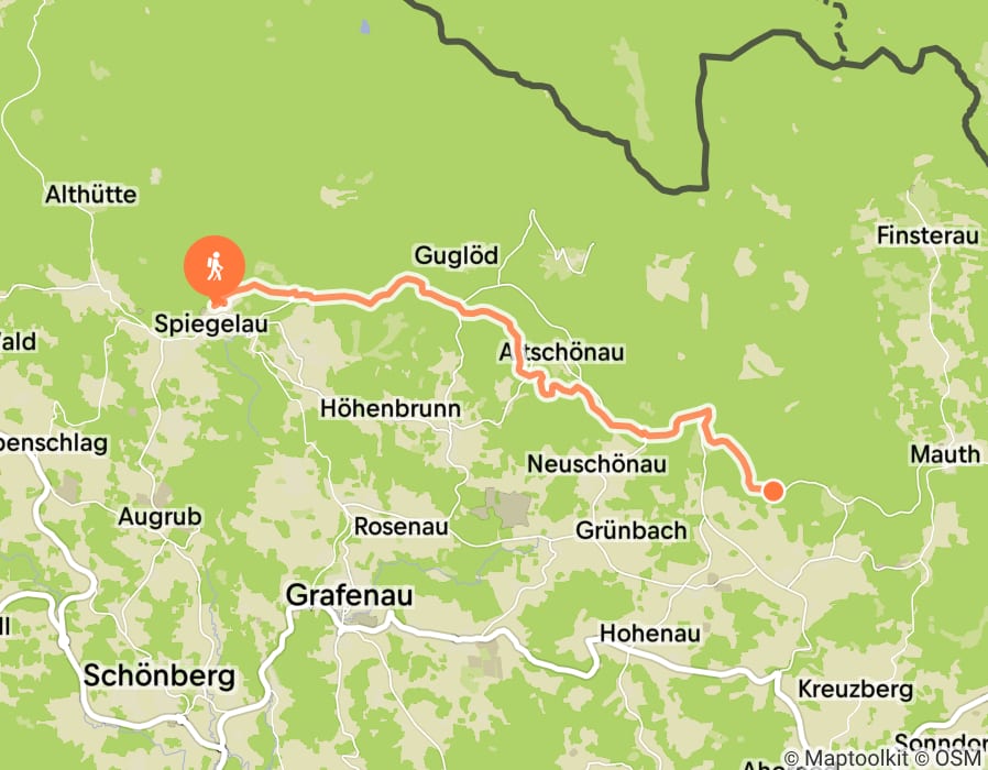 Karte der Tour