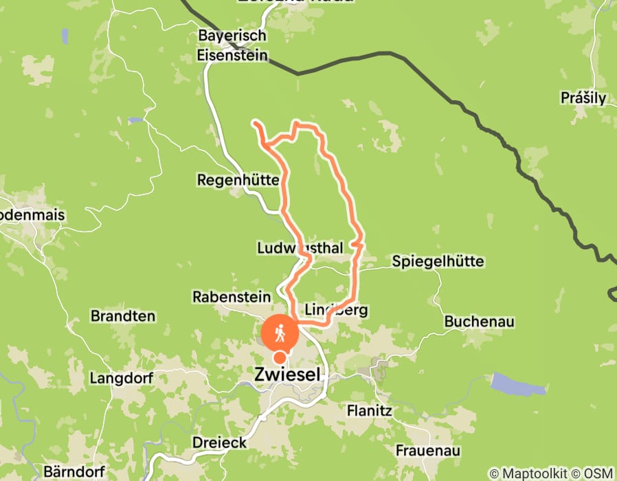 Karte der Tour