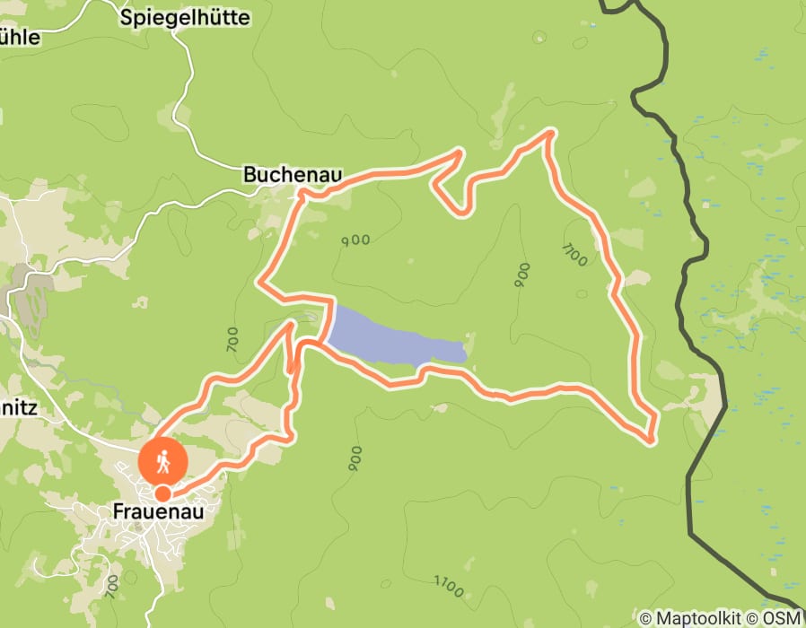 Karte der Tour