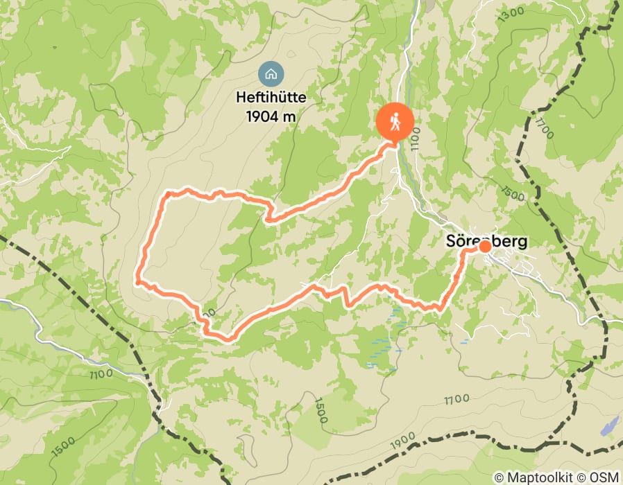 Karte der Tour