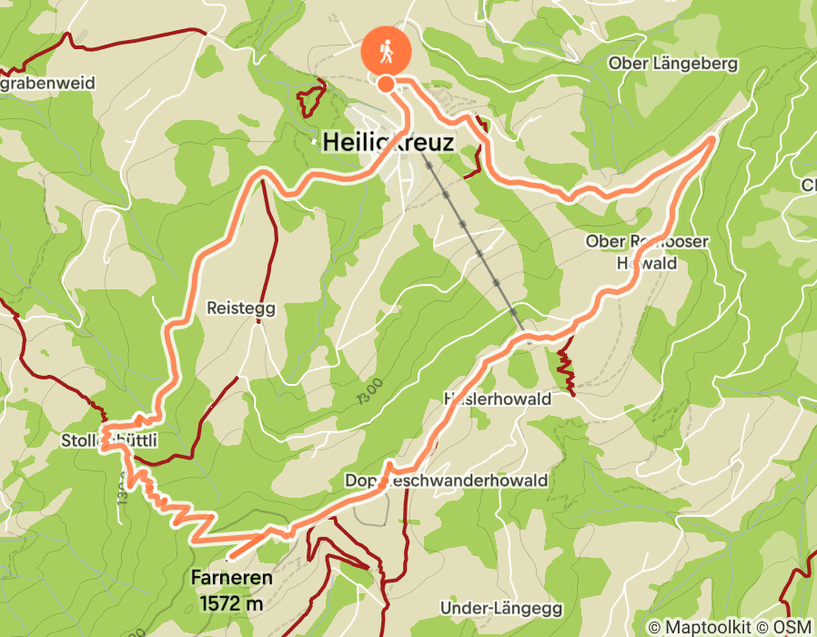Karte der Tour