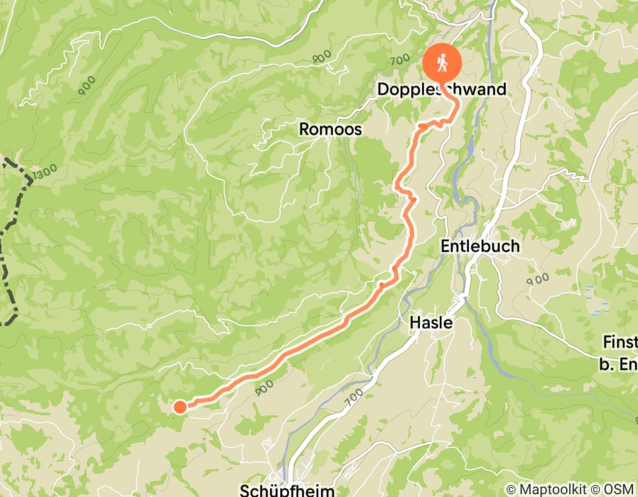 Karte der Tour