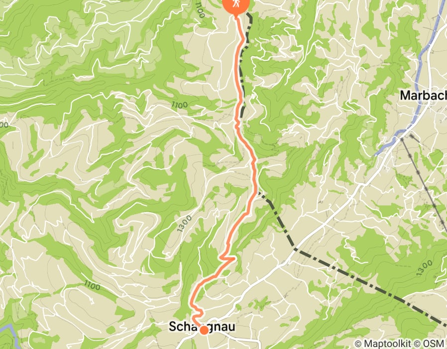 Karte der Tour