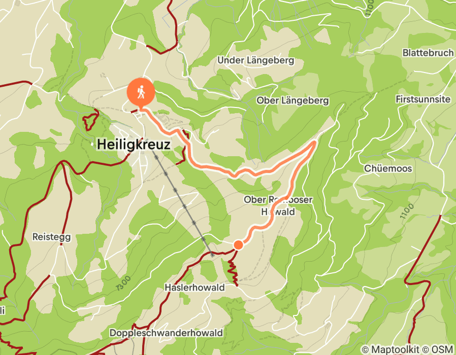 Karte der Tour