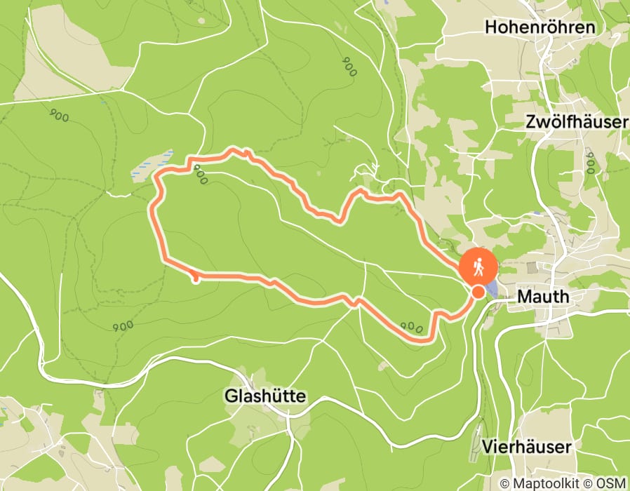 Karte der Tour