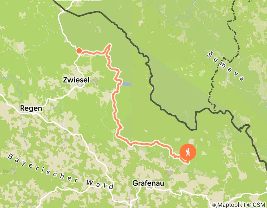 Karte der Tour