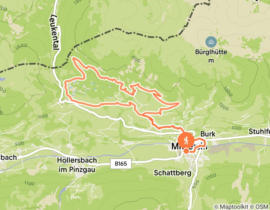 Karte der Tour