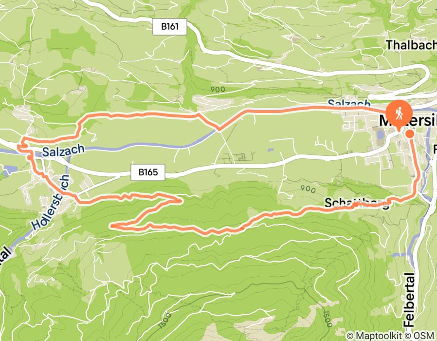 Karte der Tour