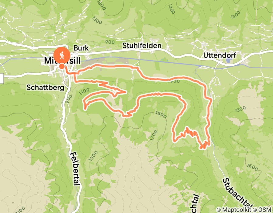 Karte der Tour