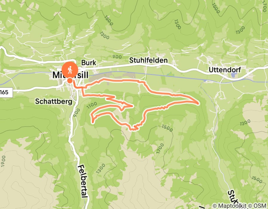Karte der Tour