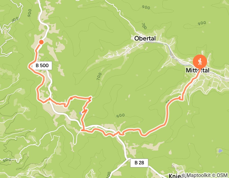 Karte der Tour