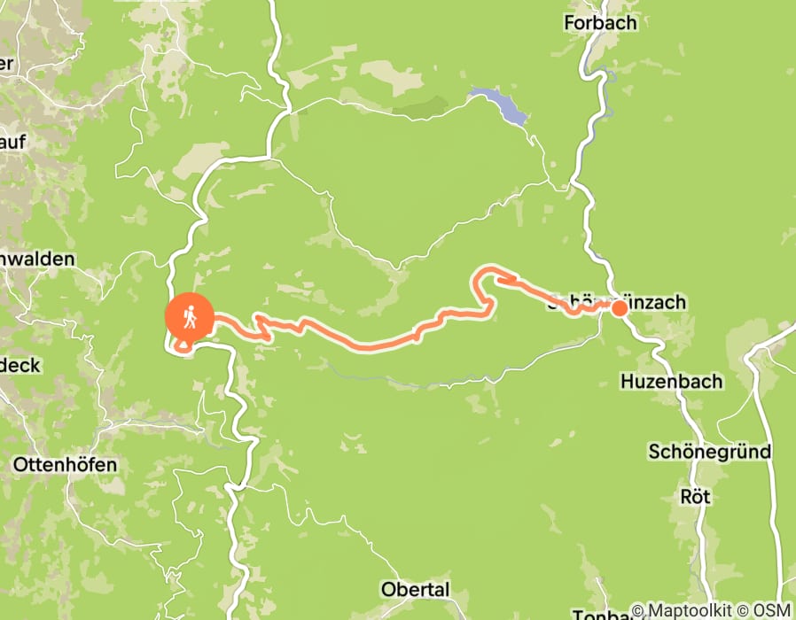 Karte der Tour