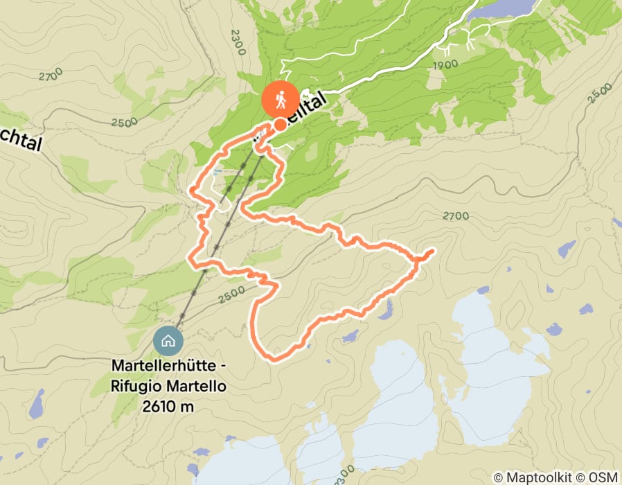 Karte der Tour