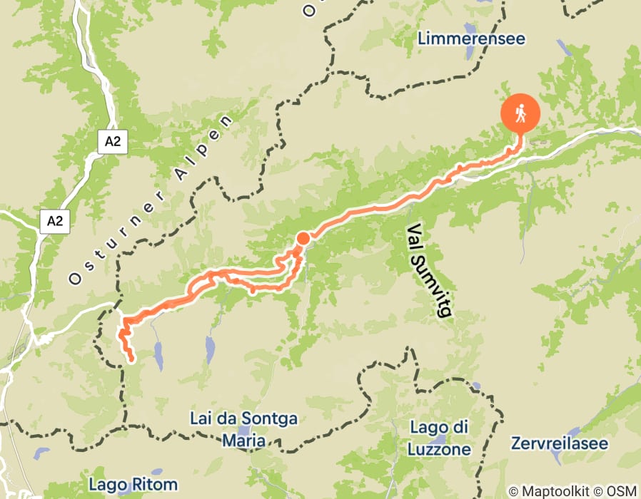 Karte der Tour