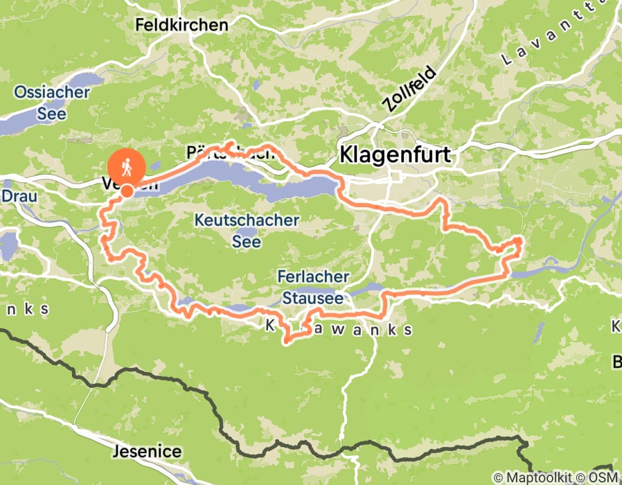 Karte der Tour