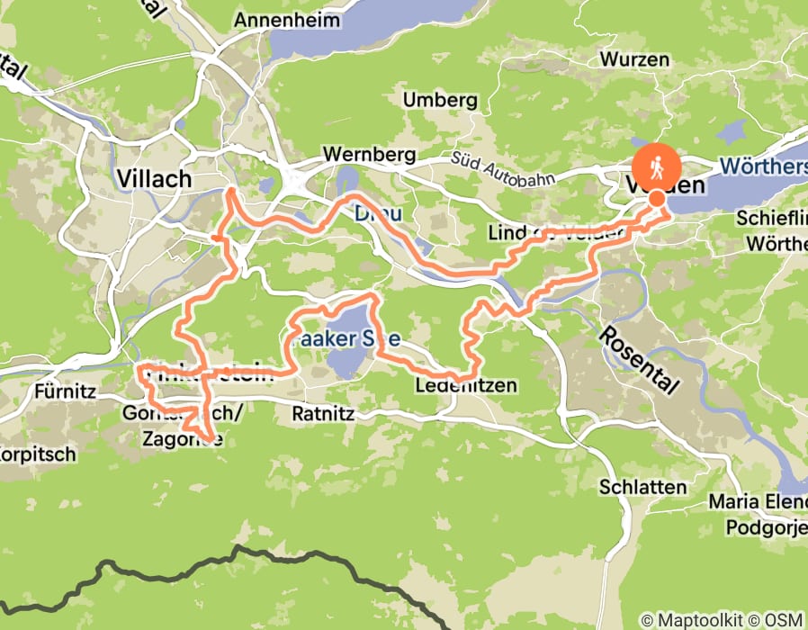Karte der Tour