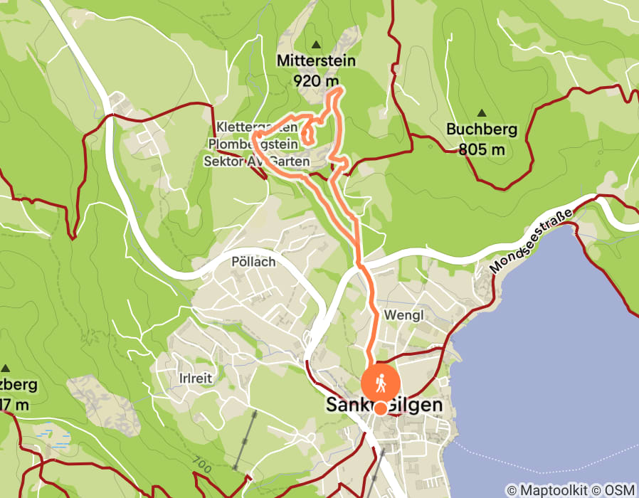 Karte der Tour