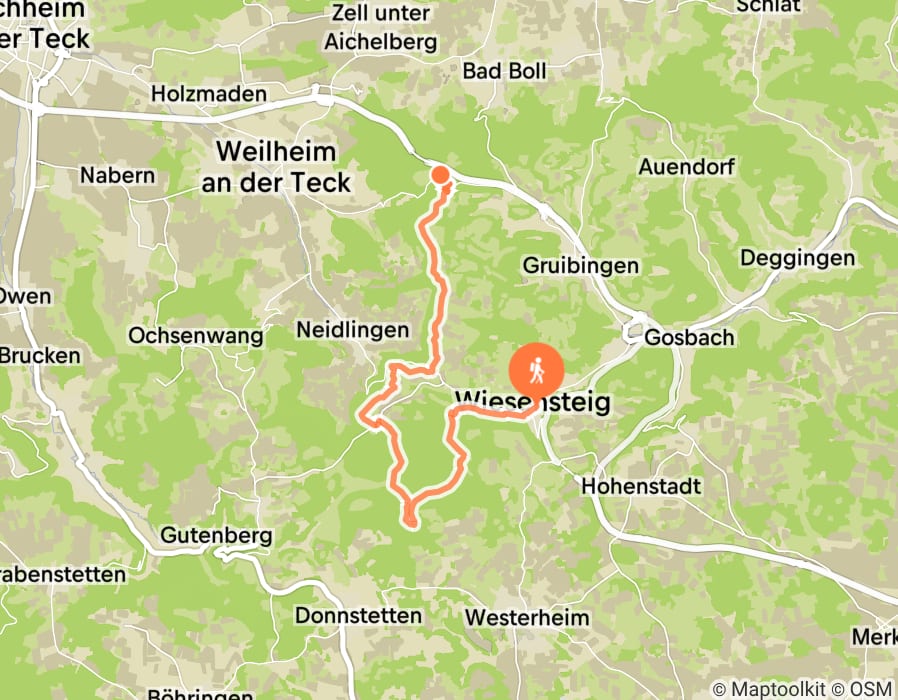 Karte der Tour