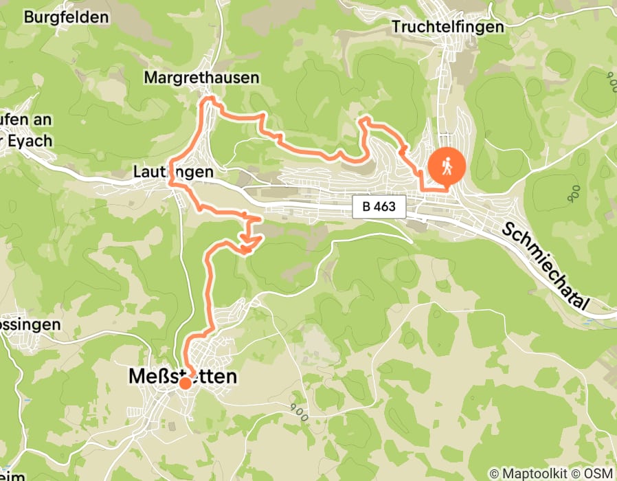 Karte der Tour
