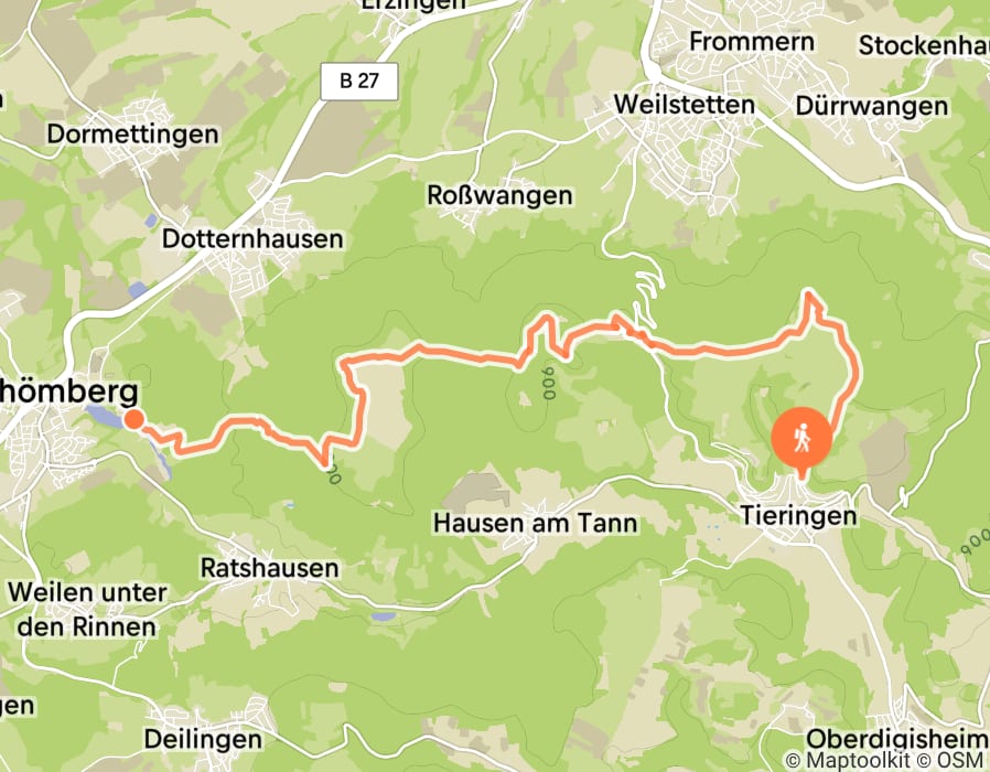 Karte der Tour