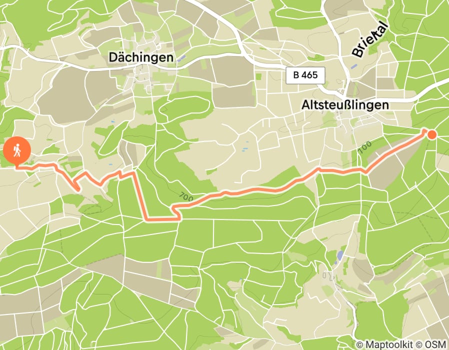 Karte der Tour