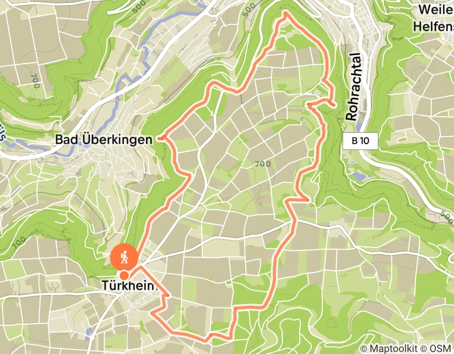 Karte der Tour