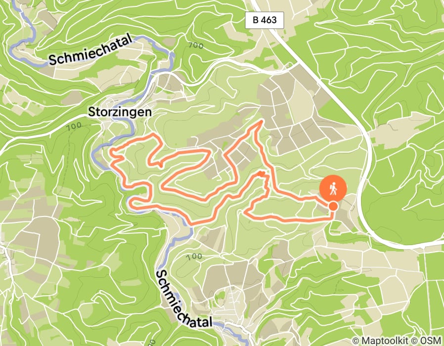 Karte der Tour