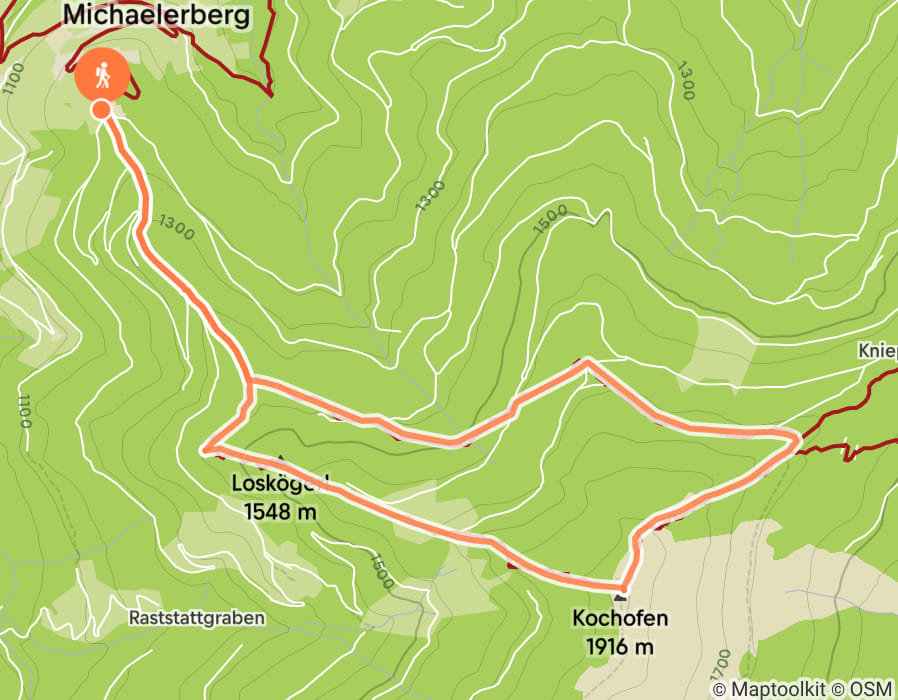 Karte der Tour