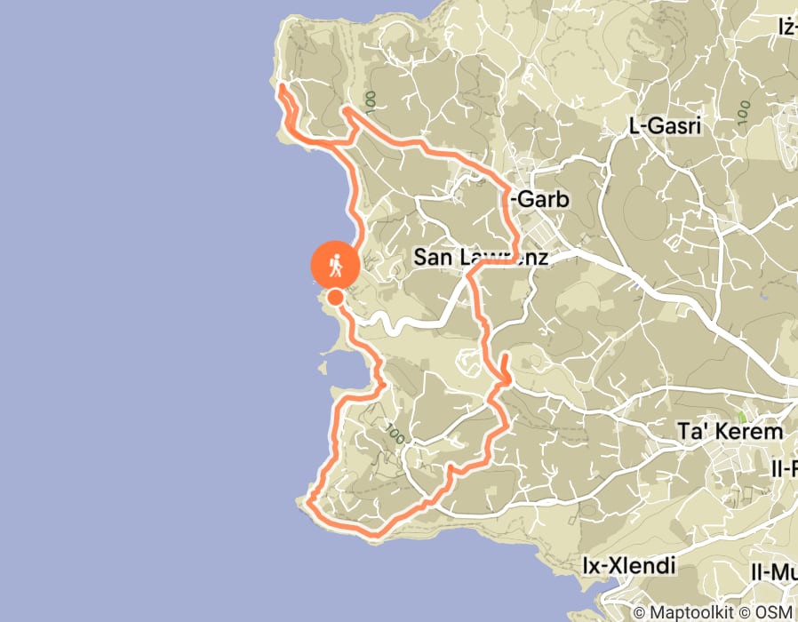 Karte der Tour