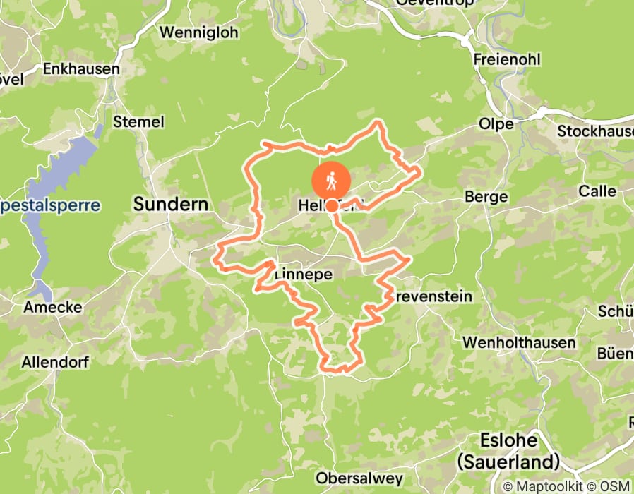Karte der Tour