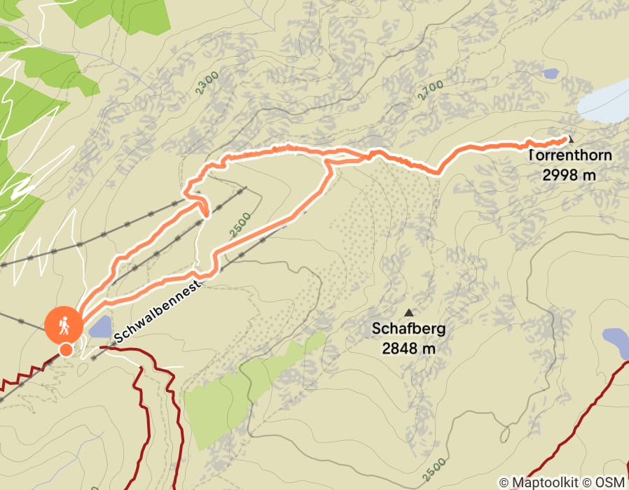 Karte der Tour