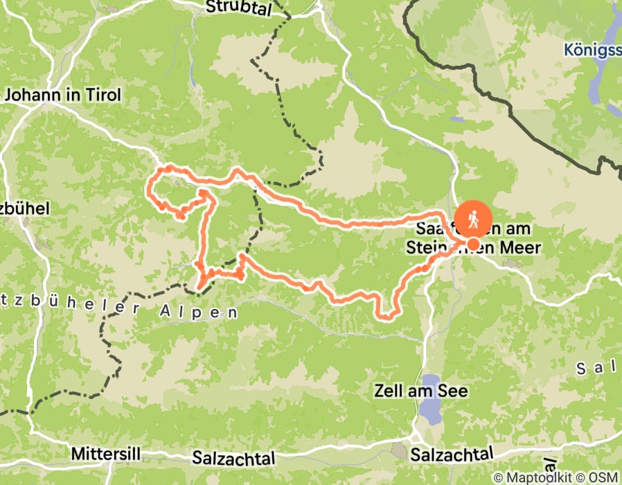 Karte der Tour