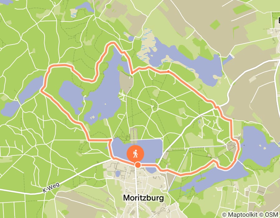 Karte der Tour