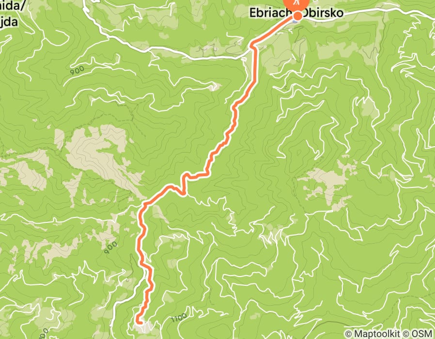 Karte der Tour