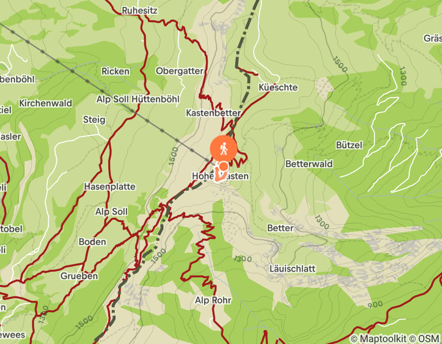 Karte der Tour