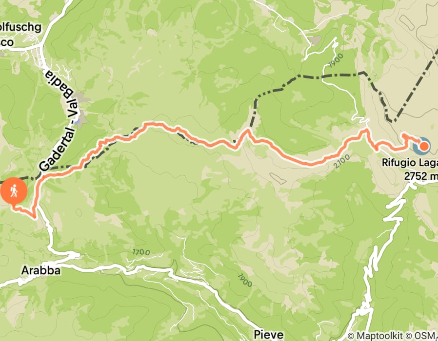 Karte der Tour