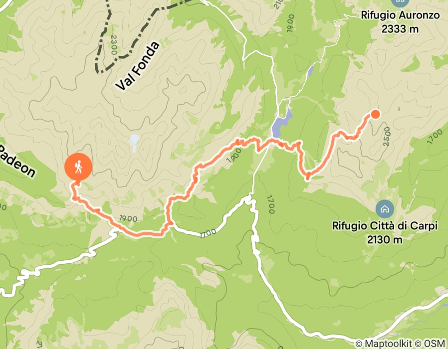 Karte der Tour
