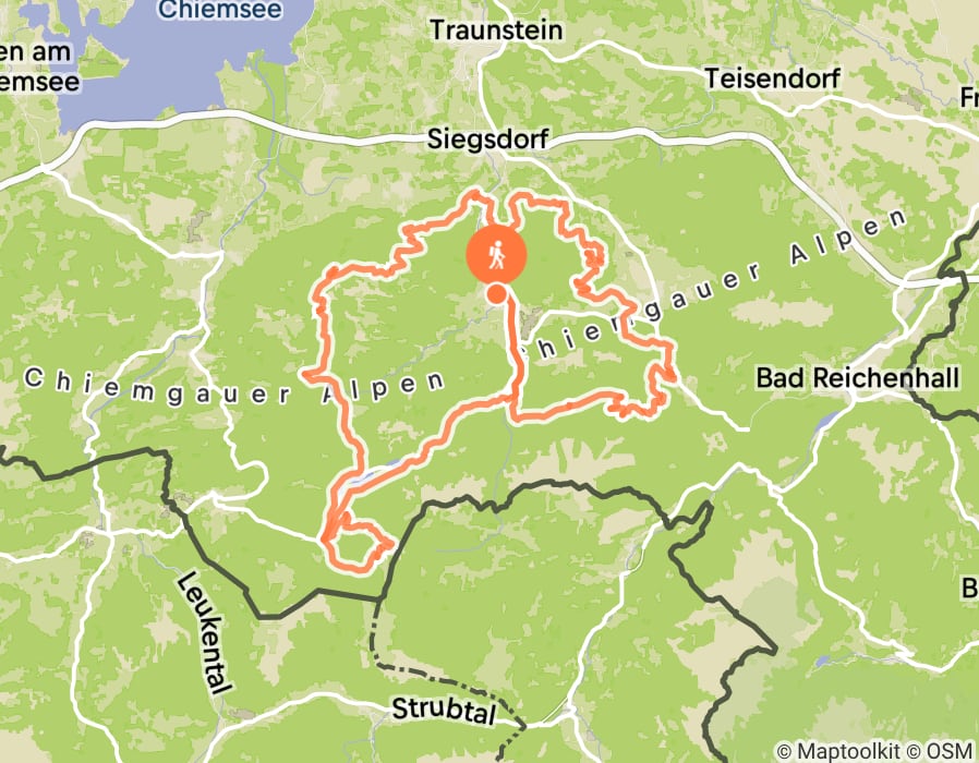 Karte der Tour