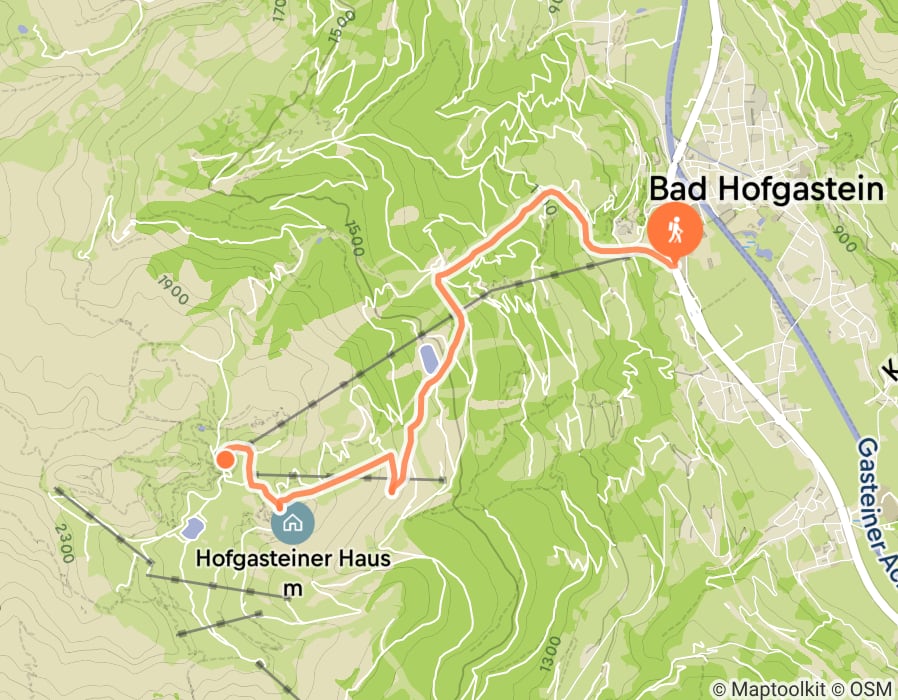 Karte der Tour