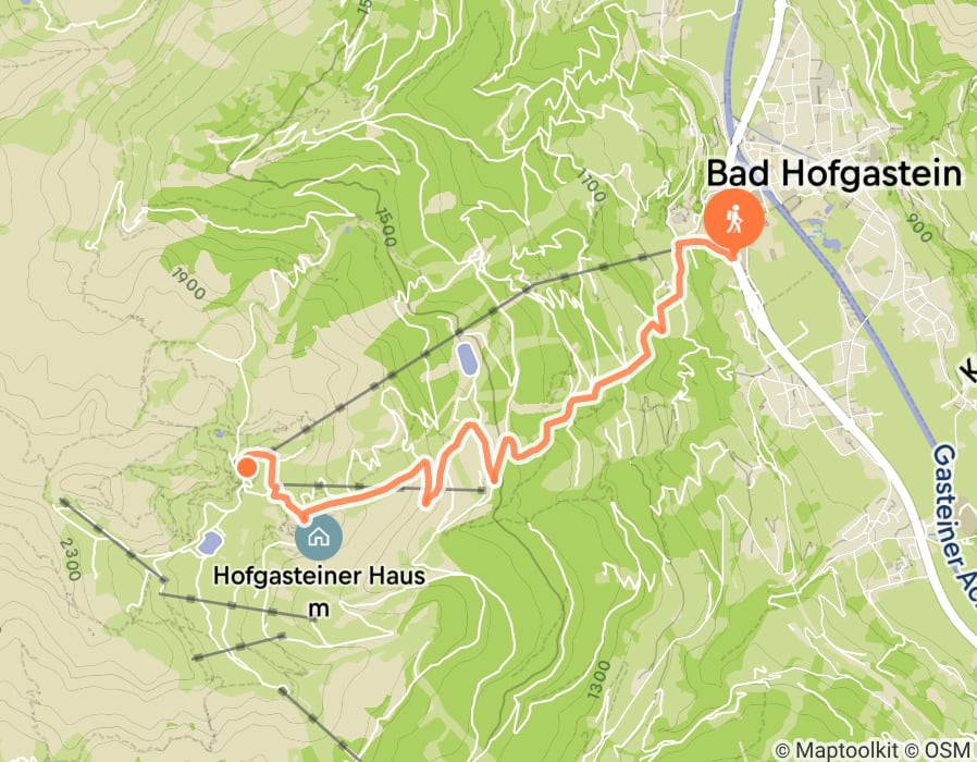 Karte der Tour