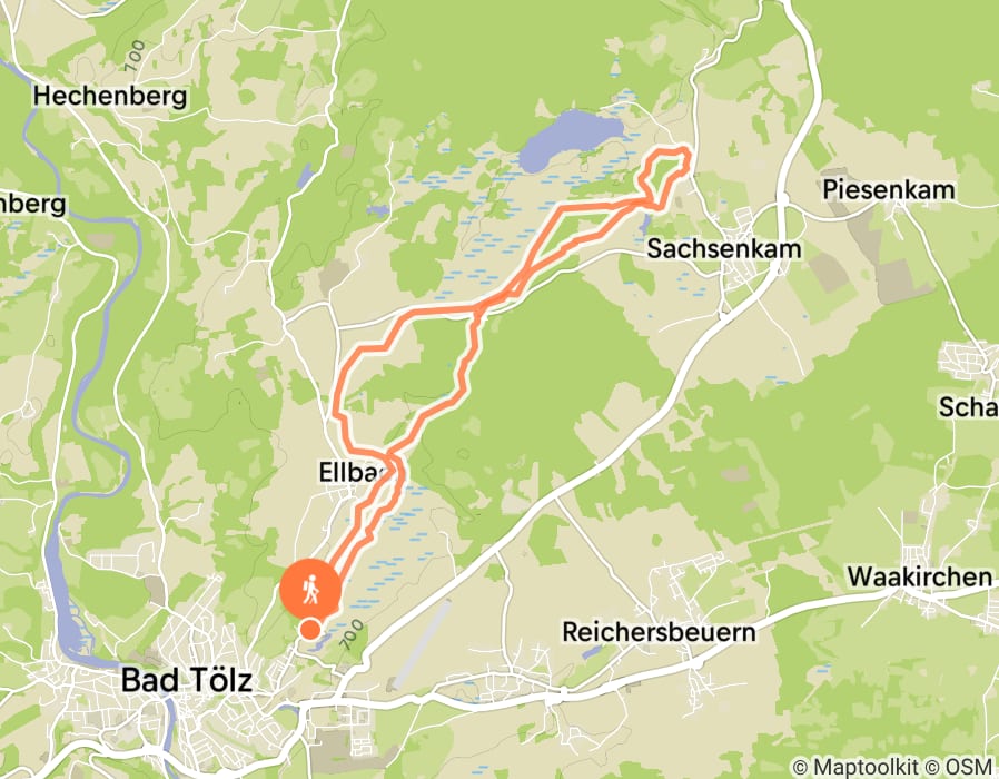 Karte der Tour