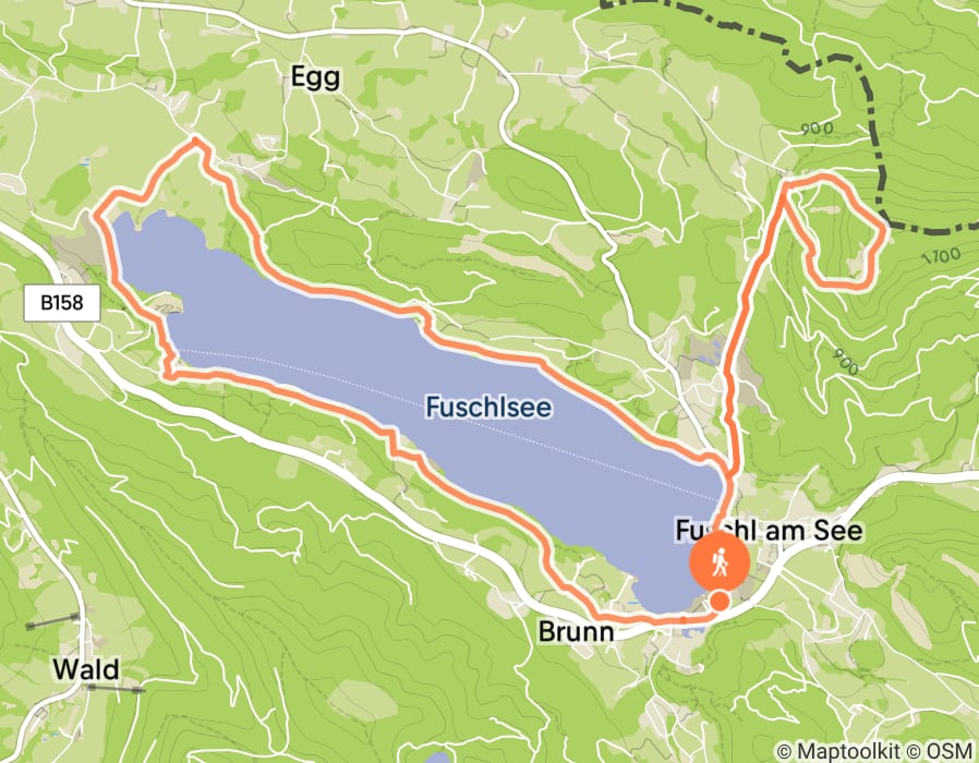 Karte der Tour