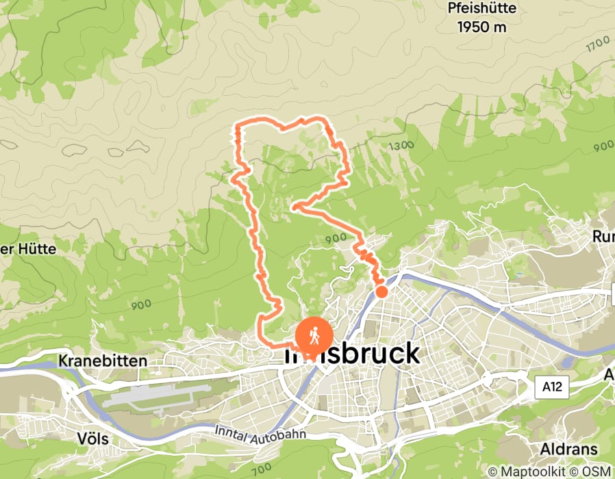 Karte der Tour